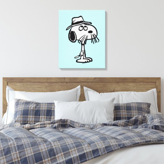 pinda's | Snoopy's Brother Spike Canvas Afdruk (Insitu (Slaapkamer))