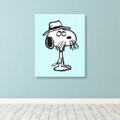 pinda's | Snoopy's Brother Spike Canvas Afdruk (Insitu (Houten vloer))