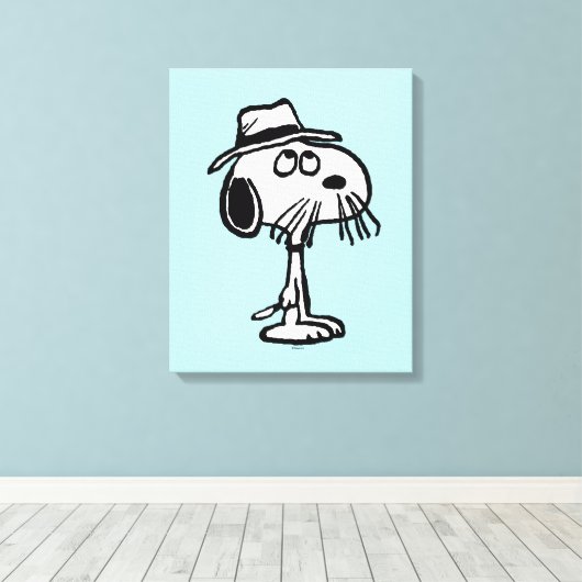 pinda's | Snoopy's Brother Spike Canvas Afdruk (Insitu (Houten vloer))