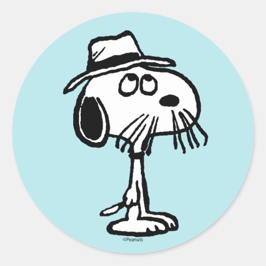 pinda's | Snoopy's Brother Spike Ronde Sticker (Voorkant)