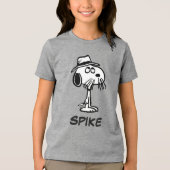 pinda's | Snoopy's Brother Spike Tri-Blend Shirt (Voorkant)