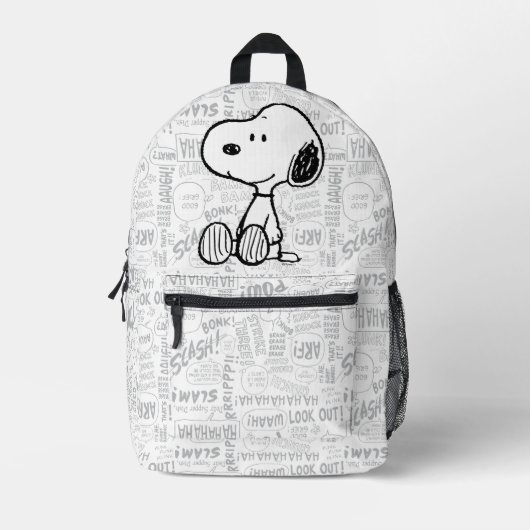 pinda's | Snoopy's Friend Woodstock Bedrukte Rugzak (Voorkant)