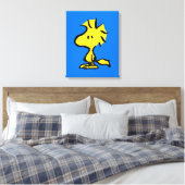 pinda's | Snoopy's Friend Woodstock Canvas Afdruk (Insitu (Slaapkamer))