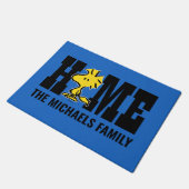 pinda's | Snoopy's Friend Woodstock Deurmat (Schuin)