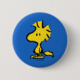 pinda's   Snoopy's Friend Woodstock Ronde Button 5,7 Cm
