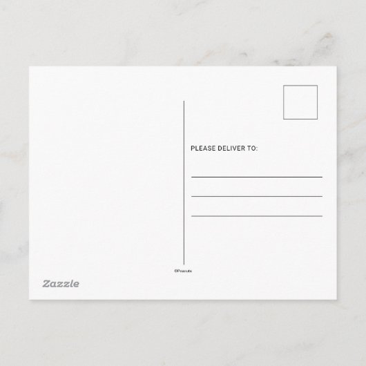 pinda's | Snoopy's Holiday Dreamweaver Feestdagenkaart (Achterkant)