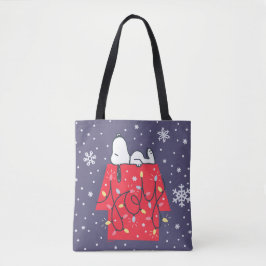 pinda's | Snoopy's Holiday Dreamweaver Tote Bag