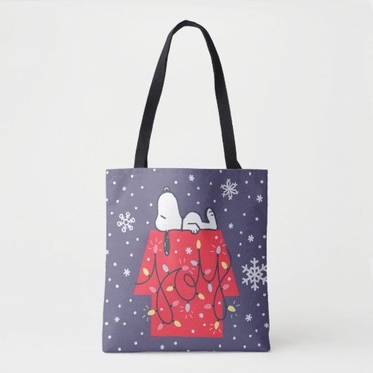 pinda's | Snoopy's Holiday Dreamweaver Tote Bag (Voorkant)
