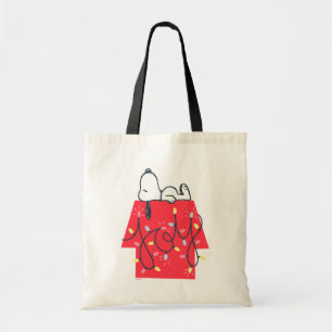 pinda's   Snoopy's Holiday Dreamweaver Tote Bag