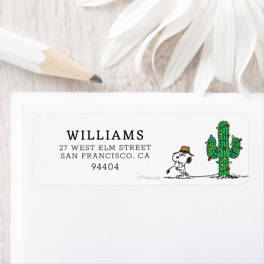 pinda's | Spike decoreert voor de vakantie Etiket (Insitu)