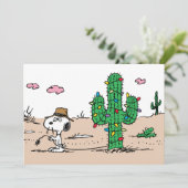 pinda's | Spike decoreert voor de vakantie Feestdagenkaart (Staand voorkant)