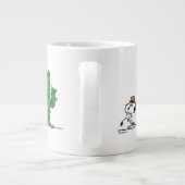 pinda's | Spike decoreert voor de vakantie Grote Koffiekop (Achterkant)