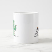 pinda's | Spike decoreert voor de vakantie Grote Koffiekop (Voorkant)