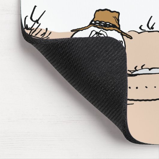 pinda's | Spike decoreert voor de vakantie Muismat (Hoek)