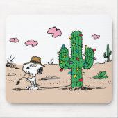 pinda's | Spike decoreert voor de vakantie Muismat (Voorkant)