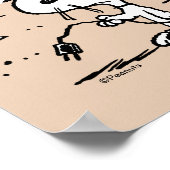 pinda's | Spike decoreert voor de vakantie Poster (Hoek)