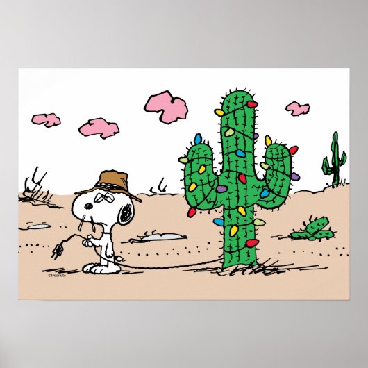 pinda's | Spike decoreert voor de vakantie Poster (Voorkant)