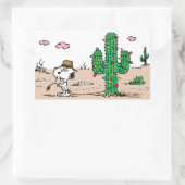 pinda's | Spike decoreert voor de vakantie Rechthoekige Sticker (Tas)