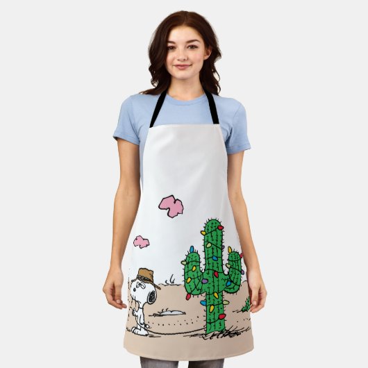 pinda's | Spike decoreert voor de vakantie Schort (Gedragen)