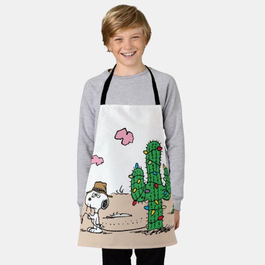 pinda's | Spike decoreert voor de vakantie Schort (Gedragen)