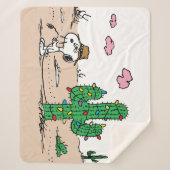 pinda's | Spike decoreert voor de vakantie Sherpa Deken (Voorkant)