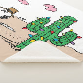 pinda's | Spike decoreert voor de vakantie Sherpa Deken (3/4)