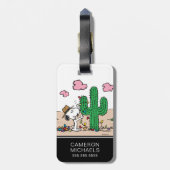 pinda's | Spike decoreert voor Kerstmis Bagagelabel (Achterkant verticaal)