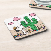 pinda's | Spike decoreert voor Kerstmis Bier Onderzetter (Linkerzijde)