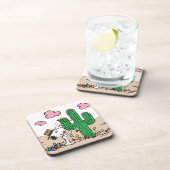 pinda's | Spike decoreert voor Kerstmis Bier Onderzetter (Rechterzijde)