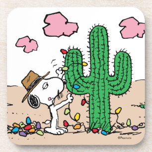 pinda's Spike decoreert voor Kerstmis Bier Onderzetter