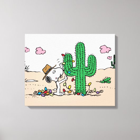 pinda's | Spike decoreert voor Kerstmis Canvas Afdruk (Voorkant)