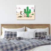 pinda's | Spike decoreert voor Kerstmis Canvas Afdruk (Insitu (Slaapkamer))