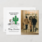 pinda's | Spike decoreert voor Kerstmis Feestdagenkaart (Voorkant / Achterkant)