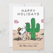 pinda's | Spike decoreert voor Kerstmis Feestdagenkaart (Voorkant)