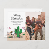 pinda's | Spike decoreert voor Kerstmis Feestdagenkaart (Voorkant / Achterkant)