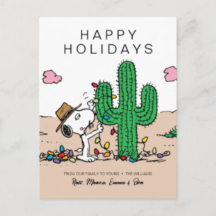 pinda's   Spike decoreert voor Kerstmis Feestdagenkaart