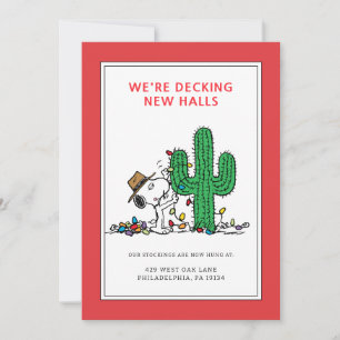 pinda's   Spike decoreert voor Kerstmis Feestdagenkaart