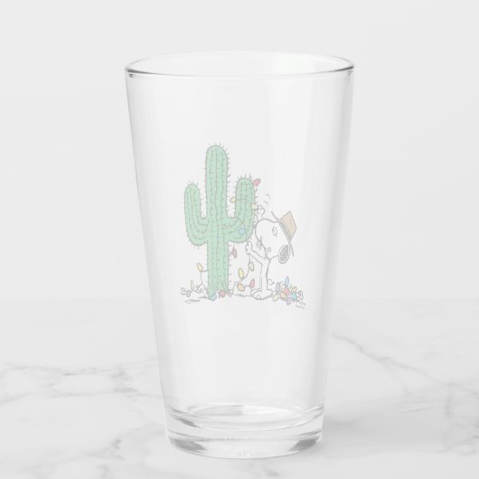 pinda's | Spike decoreert voor Kerstmis Glas (Achterkant)