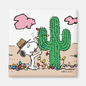 pinda's | Spike decoreert voor Kerstmis Magneet (Voorkant)