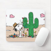 pinda's | Spike decoreert voor Kerstmis Muismat (Met muis)