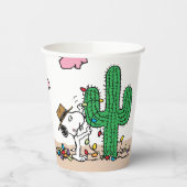 pinda's | Spike decoreert voor Kerstmis Papieren Bekers (Links)