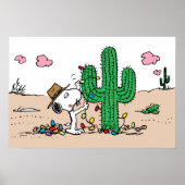 pinda's | Spike decoreert voor Kerstmis Poster (Voorkant)