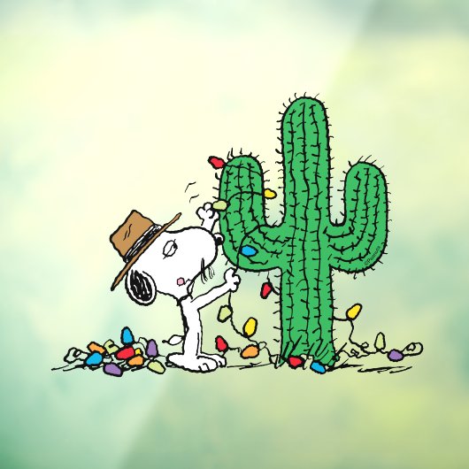 pinda's | Spike decoreert voor Kerstmis Raamsticker (Vel 3)