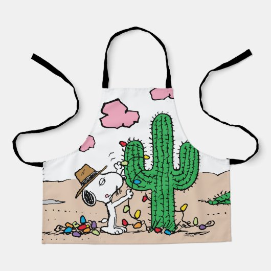 pinda's | Spike decoreert voor Kerstmis Schort (Voorkant)