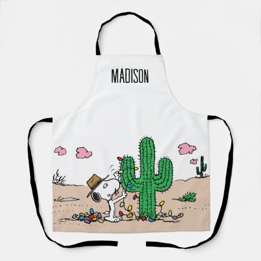 pinda's | Spike decoreert voor Kerstmis Schort (Voorkant)