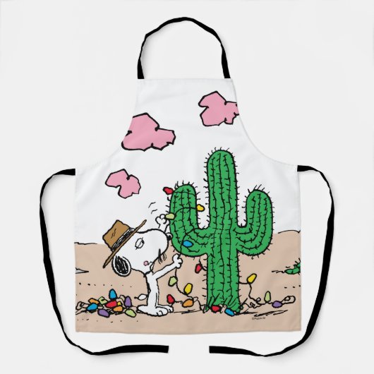 pinda's | Spike decoreert voor Kerstmis Schort (Voorkant)