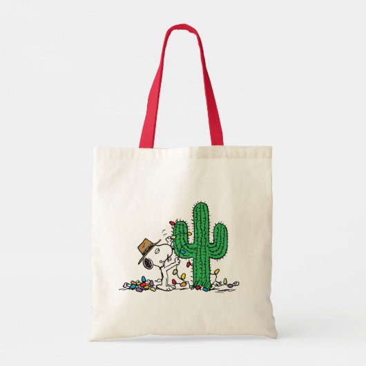 pinda's | Spike decoreert voor Kerstmis Tote Bag (Achterkant)