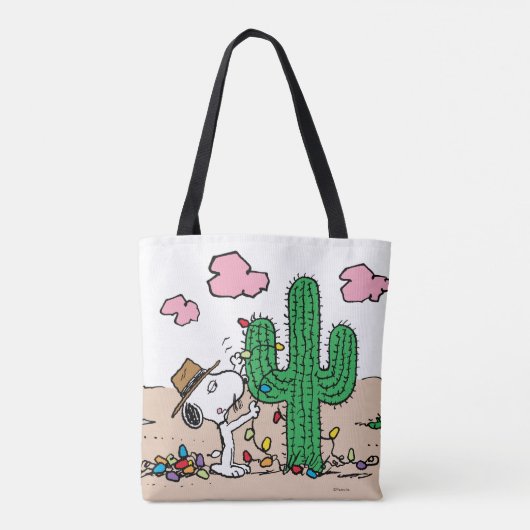 pinda's | Spike decoreert voor Kerstmis Tote Bag (Achterkant)