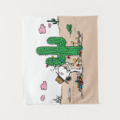 pinda's | Spike decoreert voor Kerstmis Wandkleed (Voorkant)