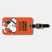 pinda's | Spike Smiling Bagagelabel (Voorkant horizontaal)